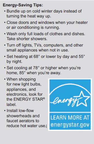 Energy-Saving Tips