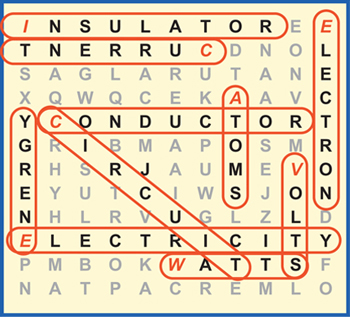 word find puzzle activity sheet answers