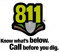 811 call before you dig logo