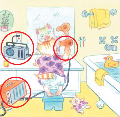 Dont mix electricty and water activity sheet answers